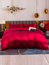 [Wine] SilkSilky  Bedding Set 002