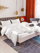[White] SilkSilky  Bedding Set 005