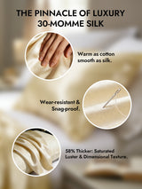 [Ivory] SilkSilky  Pillowcases 002