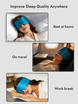 [Teal] SilkSilky  Eye Mask 010