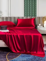 [Wine] SilkSilky  Bedding Set 001