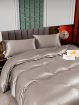 [Gray] SilkSilky  Bedding Set 004
