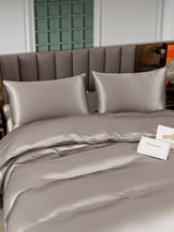 [Gray] SilkSilky  Bedding Set 006