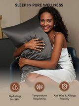 [Dark Gray] SilkSilky  Pillowcases 005