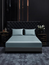 [Grayish Blue] SilkSilky  Bedding Set 002