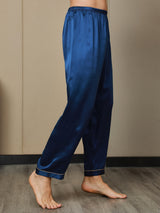 [Dark Blue] SilkSilky  Men's Sleep Shorts 006