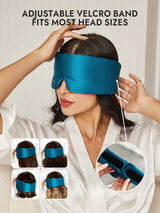 [Teal] SilkSilky  Eye Mask 009