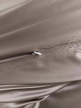 [Gray] SilkSilky  Bedding Set 005