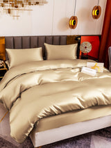 [Beige] SilkSilky  Bedding Set 003