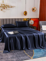 [Dark Blue] SilkSilky  Bedding Set 005