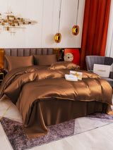 [Coffee] SilkSilky  Bedding Set 003