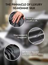 [Dark Gray] SilkSilky  Pillowcases 002