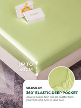 [Mint Green] SilkSilky  Bedding Set 005