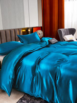 [Teal] SilkSilky  Bedding Set 005