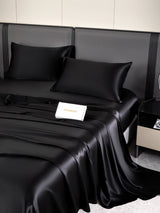 [Black] SilkSilky  Bedding Set 006