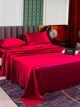 [Wine] SilkSilky  Bedding Set 006