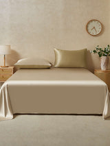 [Beige+Khaki] SilkSilky  Bedding Set 001