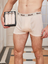 [Beige] SilkSilky  Men's Underwear 001