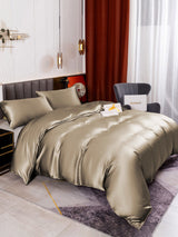 [Khaki] SilkSilky  Bedding Set 005