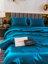 [Teal] SilkSilky  Bedding Set 005