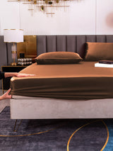 [Coffee] SilkSilky  Bedding Set 006