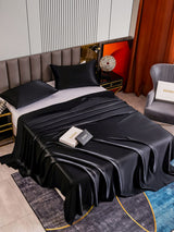 [Black] SilkSilky  Bedding Set 002