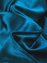[Teal] SilkSilky  Bedding Set 006