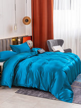 [Teal] SilkSilky  Bedding Set 003