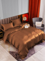 [Coffee] SilkSilky  Bedding Set 002