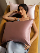 [PaleMauve+LightPink] SilkSilky  Pillowcases 004