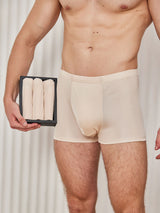 [Beige] SilkSilky  Men's Underwear 001