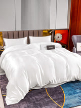 [White] SilkSilky  Bedding Set 003