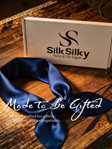 [Dark Blue] SilkSilky  Scarf 004