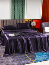 [Deep Purple] SilkSilky  Bedding Set 006