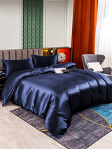 [Dark Blue] SilkSilky  Bedding Set 003