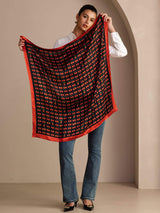 [Black Cherry] SilkSilky  Scarf 004