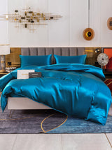 [Teal] SilkSilky  Bedding Set 002