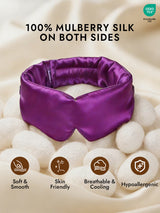 [Purple] SilkSilky  Eye Mask 005