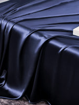 [Dark Blue] SilkSilky  Bedding Set 005