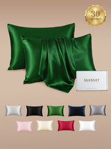 [Dark Green] SilkSilky  Pillowcases 001