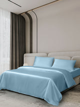 [Light Blue] SilkSilky  Bedding Set 001