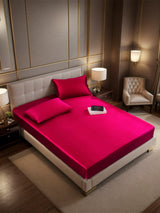 [Wine] SilkSilky  Bedding Set 001