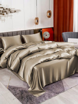 [Khaki] SilkSilky  Bedding Set 003