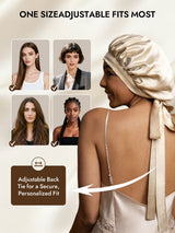 [Beige] SilkSilky  Sleep Cap 009