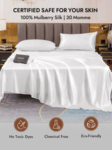 [White] SilkSilky  Pillowcases 007