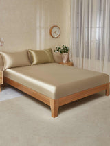 [Beige+Khaki] SilkSilky  Bedding Set 001