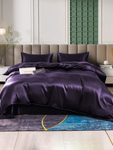[Deep Purple] SilkSilky  Bedding Set 001