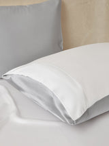 [LightGray+White] SilkSilky  Bedding Set 005