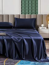 [Dark Blue] SilkSilky  Bedding Set 006