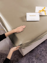 [Khaki] SilkSilky  Bedding Set 003
